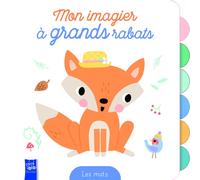 Collectif – Mon imagier à grands rabats : Les mots – Cartonné