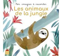 Mon imagier à raconter - Les Animaux de la jungle - Raphaële Glaux - Albin Michel Jeunesse - cartonné - Document jeunesse
