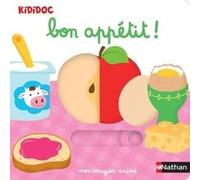Bon appétit - mon imagier animé des aliments Kididoc - Dès 1 an