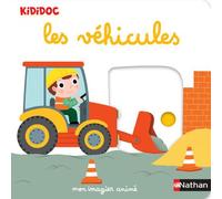 Mon imagier animé les véhicules - Nathalie Choux - Nathan - cartonné - Album éveil dès la naissance