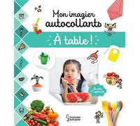 Mon imagier autocollants - A table - Collectif - Larousse - broché - Livre-jeu