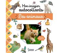 Mon imagier autocollants - Les animaux - Collectif - Larousse - broché - Document jeunesse