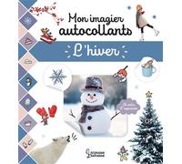 Collectif – Mon imagier autocollants - L'hiver – Livre-jeu – Larousse – Broché
