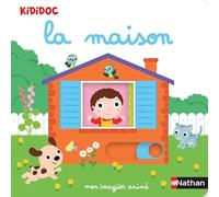 Mon imagier animé la maison - Nathalie Choux - Nathan - cartonné - Document jeunesse