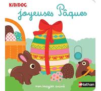 Mon imagier de Pâques – Livre animé Kididoc – Nathan – dès 1 an