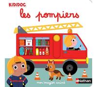 Mon imagier des pompiers - Livre animé Kididoc dès 1 an