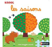Mon imagier des saisons - imagier animé Kididoc dès 1 an