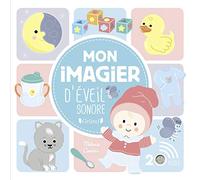 Mon imagier d'éveil sonore - Imagier avec 20 puces sonores - À partir de 2 ans