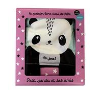 Mon imagier doudou - Petit panda et ses amis: Le premier livre en tissu de bébé