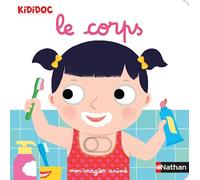 Mon imagier du corps - Livre animé Kididoc dès 1 an