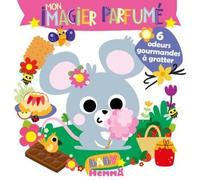 Baby Hemma - Mon imagier parfumé - 6 odeurs gourmandes à gratter - Livre d'éveil - Imagier illustré - Dès 12 mois