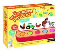 Nathan - Mon imagier parlant - Jeu éducatif - Jeu interactif - Découvre et apprend les mots - Dès 18 mois
