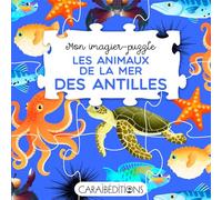 Mon imagier-puzzle "les animaux de la mer des antilles
