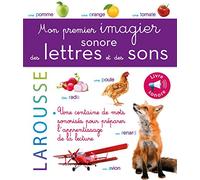 Mon Premier Imagier Sonore des Lettres et des Sons – Larousse