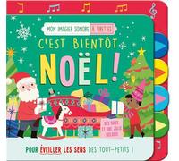 Mon imagier sonore - mon imagier sonore a tirettes - noël - Kathryn Selbert - 1 2 3 Soleil - cartonné - Document jeunesse