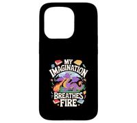 Mon Imagination respire Le Plaisir du Dragon de feu Coque pour iPhone 15 Pro