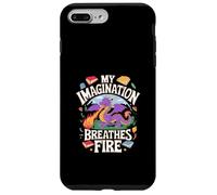 Mon Imagination respire Le Plaisir du Dragon de feu Coque pour iPhone 7 Plus/8 Plus