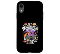 Mon Imagination respire Le Plaisir du Dragon de feu Coque pour iPhone XR