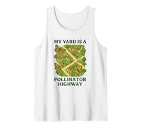 Mon jardin est un jardin de pollinisateurs, d'abeilles et de papillons Débardeur