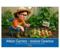 Mon jardin - mes lois (Calendrier mural 2026 DIN A4 horizontal), CALVENDO calendrier mensuel