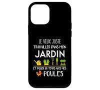 Mon Jardin Mes Poules Humour Jardinage Jardinier Potager Coque pour iPhone 12 Mini