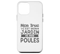 Mon Jardin Mes Poules Humour Jardinage Jardinier Potager Coque pour iPhone 12 Mini