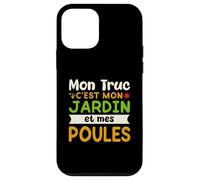 Mon Jardin Mes Poules Humour Jardinage Jardinier Potager Coque pour iPhone 12 Mini