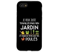 Mon Jardin Mes Poules Humour Jardinage Jardinier Potager Coque pour iPhone SE (2020) / 7/8