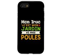 Mon Jardin Mes Poules Humour Jardinage Jardinier Potager Coque pour iPhone SE (2020) / 7/8