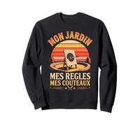Mon Jardin Mes Regles Mes Couteaux Lancer Sweatshirt
