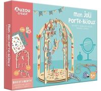 Mon Joli Porte-Bijoux En Bois - Coffret Avec 1 Porte-Bijoux En Bois, 1 Ruban En Liberty Et + De 200 Autocollants