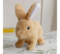 Mon jouet de Bunny réaliste, un jouet de lapin interactif réaliste, un imitateur parfait de Bunny Kind, des sauts, des contractions et des oreilles tremblantes, des peluches farcies en peluche drôles