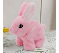 Mon jouet de Bunny réaliste, un jouet de lapin interactif réaliste, un imitateur parfait de Bunny Kind, des sauts, des contractions et des oreilles tremblantes, des peluches farcies en peluche drôles
