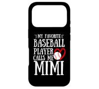 Mon Joueur de Baseball préféré m'appelle Mimi Cute Mimi Baseball Coque pour iPhone 17 Pro
