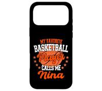 Mon Joueur de Basket-Ball préféré m'appelle Nina Basketball Coque pour iPhone 17 Pro Max