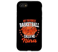 Mon Joueur de Basket-Ball préféré m'appelle Nina Basketball Coque pour iPhone SE (2020) / 7/8