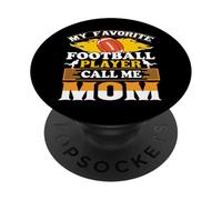 Mon Joueur de Football préféré m'appelle Maman PopSockets PopGrip Adhésif