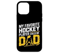 Mon Joueur de Hockey préféré m'appelle Papa, Fier père Fan Coque pour iPhone 12 Mini