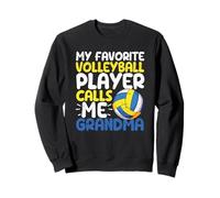 Mon Joueur de Volleyball préféré m'appelle Grand-mère Grandparents Sweatshirt
