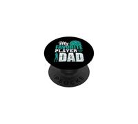 Mon Joueur de Volleyball préféré m'appelle Papa PopSockets PopGrip Adhésif