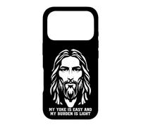 Mon joug est Facile et Mon fardeau est léger, croyant en Jésus-Christ Coque pour iPhone 17 Pro