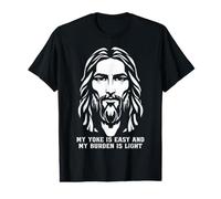 Mon joug est Facile et Mon fardeau est léger, croyant en Jésus-Christ T-Shirt Graphique avec Valeur