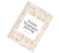 Mon journal de grossesse grand format 8,3 x 11,2 pouces pour remarquer les symptômes Rendez -Vous ET PROGRASS - Planificateur structuré avec pages hebdomadaires | Organisateur idéal pour les futurs ge