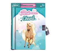 Mon journal intime Cheval + 1 cadenas + 1 stylo a encre pai - Play Bac Éditions - Play Bac Eds - Boîte ou accessoire - Papeterie