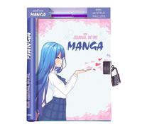 Mon Journal Intime Manga - Avec 1 Stylo Pailleté