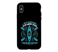 Mon Kayak est Mon Endroit Heureux où Vous n'êtes Pas invité Coque pour iPhone X/XS