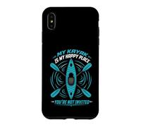 Mon Kayak est Mon Endroit Heureux où Vous n'êtes Pas invité Coque pour iPhone XS Max