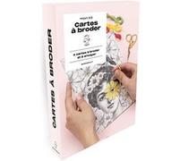 Mon kit cartes à broder: 4 cartes à broder et à envoyer
