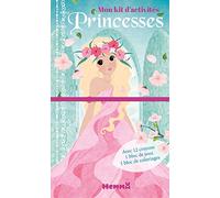Mon Kit D'activités Princesses (Fond Bleu) - Avec 12 Crayons De Couleur, 1 Bloc De Jeux, 1 Bloc De Coloriages