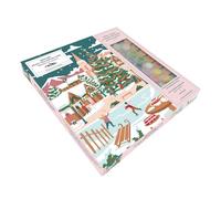 Mon kit : Le petit village de Noël peinture au numéro